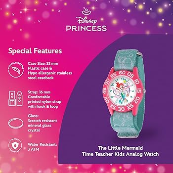 Amazon.com: Disney Princess Kids' Plastic Time Teacher